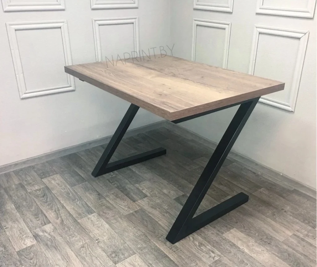 Стол «LOFT» Дуб Галифакс Табак — Арт. 0050