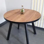 Стол круглый на металлических опорах «ЛЛ» — Арт. 0051 — фото 1
